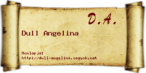Dull Angelina névjegykártya